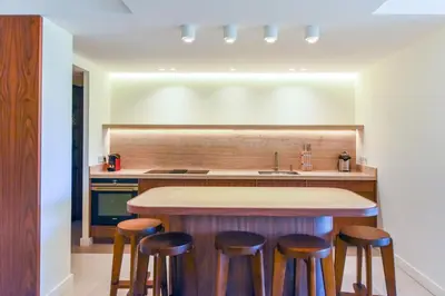Cuisine ou kitchenette dans l'établissement Luxurious apartment with terrace 6P - 3BR - Grand