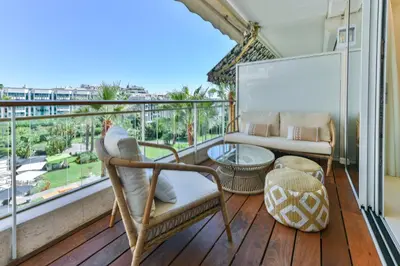 Balcon ou terrasse dans l'établissement Luxurious apartment with terrace 6P - 3BR - Grand