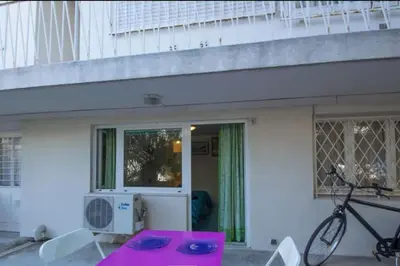 Balcon ou terrasse dans l'établissement Studio at -La Croisette- Cannes - BEACH GARDEN -