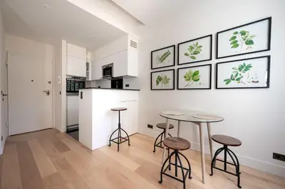 Cuisine ou kitchenette dans l'établissement Studio de l'Horloge - Welkeys
