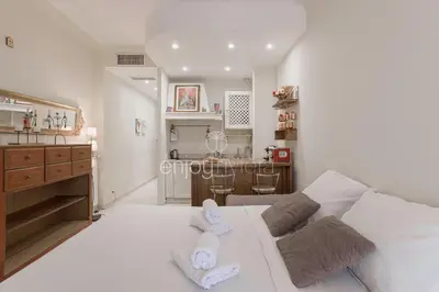 Cuisine ou kitchenette dans l'établissement Palais Miramar - Suite & E37 - 20M Plage - Croisette Emplacement Unique - WIFI - Clim
