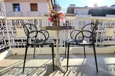 Balcon ou terrasse dans l'établissement CENTRAL CANNES