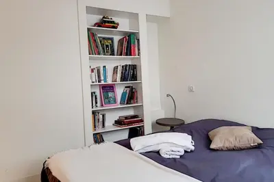 Un ou plusieurs lits dans un hébergement de l'établissement Sublime Apartment Center Croisette LIVE IN Moliere
