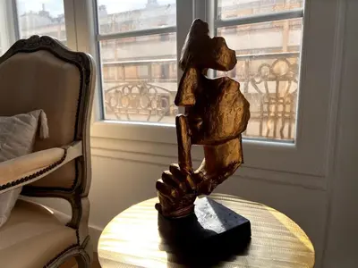 Coin salon dans l'établissement One Bedroom apartment in Cannes Center a few steps from the Croisette and the Martinez Hotel - 2032