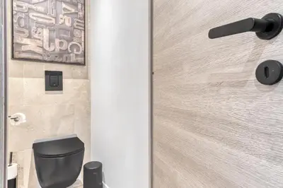 Salle de bains dans l'établissement Magnifique 3 pièces centre de Cannes proche palais 
