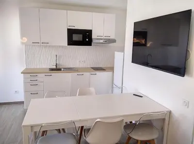 Cuisine ou kitchenette dans l'établissement Résidence Graziella Appartement 510