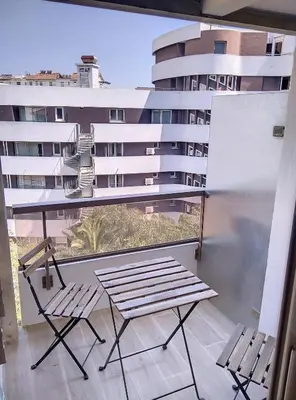 Balcon ou terrasse dans l'établissement Résidence Graziella Appartement 510