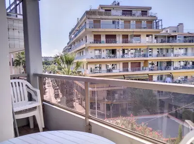 Balcon ou terrasse dans l'établissement Résidence Graziella Studio 326