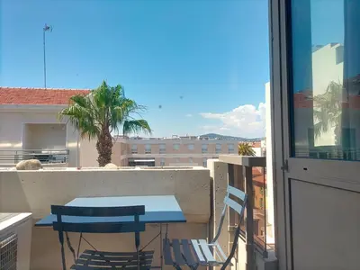 Balcon ou terrasse dans l'établissement Résidence Graziella Studio 504