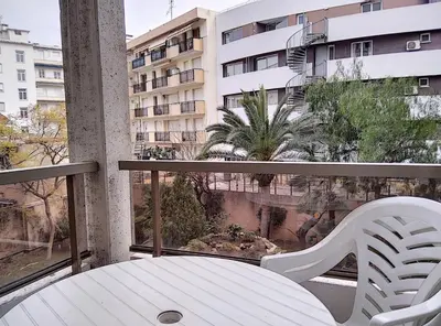 Balcon ou terrasse dans l'établissement Résidence Graziella Studio 206