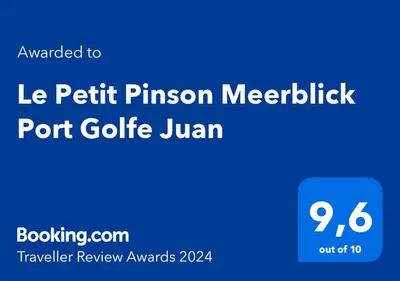 Certificat, récompense, panneau ou autre document affiché dans l'établissement Le Petit Pinson Meerblick Port Golfe-Juan