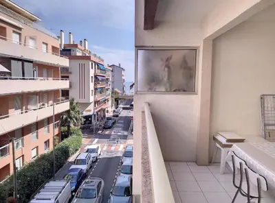 Balcon ou terrasse dans l'établissement Résidence les Flots