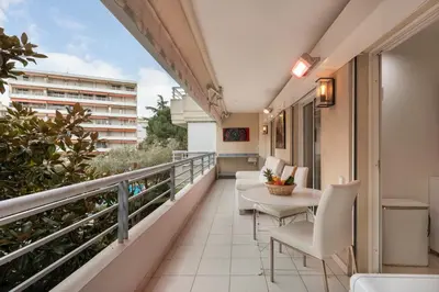 Balcon ou terrasse dans l'établissement croisette3bedroomterrasse