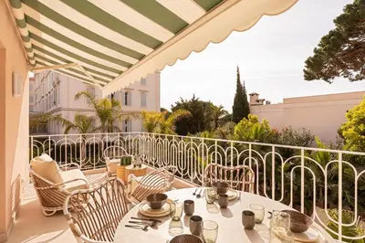 Balcon ou terrasse dans l'établissement Maison Carla Rosa Cannes