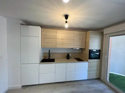 Cuisine ou kitchenette dans l'établissement Montfleury cannes