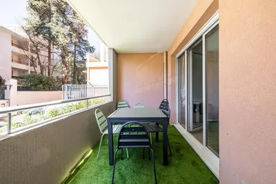 Balcon ou terrasse dans l'établissement Montfleury cannes