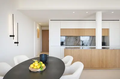 Cuisine ou kitchenette dans l'établissement Les DUNES 3 BEDS CROISETTE BEACHES Sea VIEW