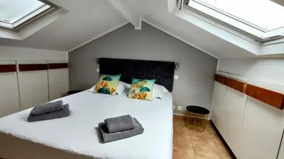 Un ou plusieurs lits dans un hébergement de l'établissement KOSY Spa, Les Princes