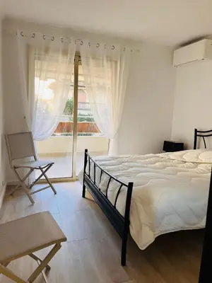 Un ou plusieurs lits dans un hébergement de l'établissement le meilleur de Cannes au palm beach