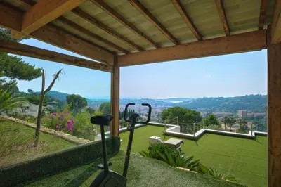 Paysage naturel près de la maison d'hôtes