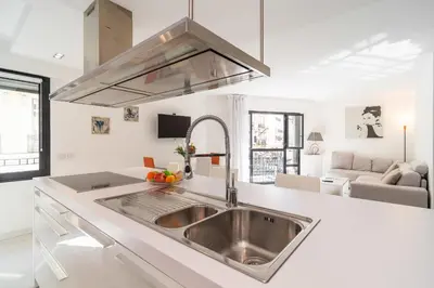 Cuisine ou kitchenette dans l'établissement Cannes Rue d'Antibes Premium 2 BDR 2 baths Exclusive Olam Properties