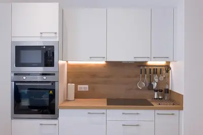 Cuisine ou kitchenette dans l'établissement Rue De Bone by Halldis